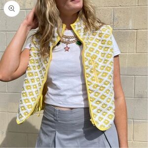 Midnight Lunch Montana Vest - yellow mix ALWAYS SOLD OUT ONLINE